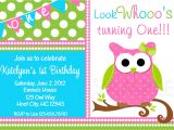 Owl Birthday Party Invites Birthday Party Invitations Girls Owl Birthday Party