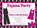 Pajama Party Invitation Template Pyjama Party Invitation Templates