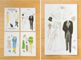 Paper Dolls Wedding Invitations Creative Ideas for Wedding Invitations Printingdeals org