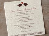 Paper Type Wedding Invitation 2 Little Birds Seeded Paper Wedding Invitation Little