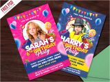 Party Invitation Card Template Psd Kids Birthday Party Invitation Card Psd by Psd Freebies