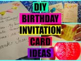Party Invitation Cards Making Diy Birthday Invitation Card Youtube