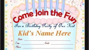 Party Invitation Cards Online Free 63 Printable Birthday Invitation Templates In Pdf