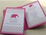 Party Invitation Cards Online India Indian Invitation Decorated Elephant Booklet Shower