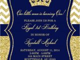 Party Invitation Cards Royal Royal Prince Birthday Party Invitation Little Prince