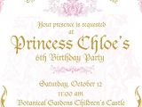 Party Invitation Cards Royal Royal Princess Invitations Digital Download Invitations