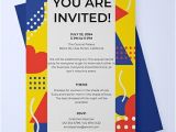 Party Invitation Email Templates Free Free Email Party Invitation Template Word Psd