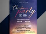 Party Invitation Poster Template Christmas Party Invitation Flyer Template Design