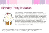Party Invitation Reminder Template Reminder Invitation for Party Wmmfitness Com