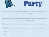 Party Invitation Reply Template Boys Party Invitation Free