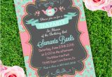 Party Invitation Template Adobe Tea Party Girl Birthday Invitation Template Edit with