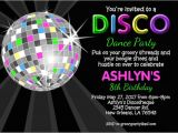Party Invitation Template Disco 17 Disco Party Invitation Designs Templates Psd Ai