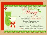Party Invitation Template for Word Be Merry Invitation Editable Template Microsoft Word