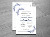 Party Invitation Template Indesign 20 Engagement Invitation Template Word Indesign and Psd
