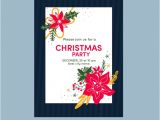 Party Invitation Template Jpg Christmas Party Invitation Template Vector Free Download