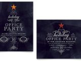 Party Invitation Template Office Office Holiday Party Poster Template Design