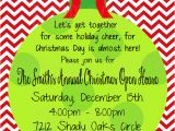 Party Invitation Template Open Office Open House or Christmas Party Invitation by