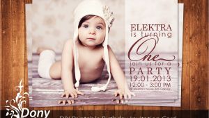 Party Invitation Template Photoshop Buy 1 Get 1 Free Photo Birthday Invitation Photocard Photoshop