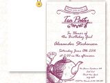 Party Invitation Template with Photo 22 Tea Party Invitation Templates Psd Invitations