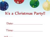 Party Invitation Template Worksheet Christmas Party Invitation Free Download Christmas Party