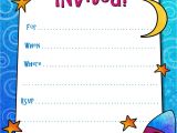 Party Invitation Template Worksheet Free Printable Boys Birthday Party Invitations Kids