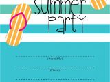 Party Invitation Templates for Free Mckissick Creations Summer Party Invitation Free Printable