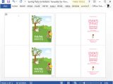 Party Invitation Templates Word Spring Party Invitation Template for Word
