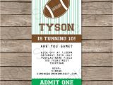Party Invitation Ticket Template Football Ticket Invitation Template Ticket Invitations