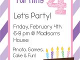 Party Invitation Video Template Free Printable Birthday Invitation Templates