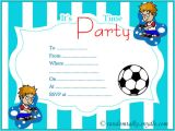 Party Invite Template Boy Free Printable Birthday Invitations Random Talks