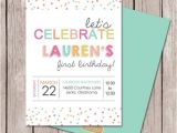 Party Sprinkles Invitations Best 20 Girl Birthday Invitations Ideas On Pinterest