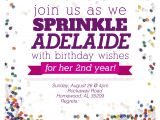 Party Sprinkles Invitations Sprinkle Party Invitations Oxsvitation Com