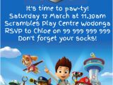 Paw Patrol Birthday Invitation Template Free Paw Patrol Party Invitation Template Postermywall