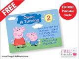 Peppa Pig Birthday Invitations Free Downloads Free Peppa Pig Invites Freeprintables4u