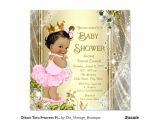 Pink and Gold Princess Baby Shower Invitations Ethnic Tutu Princess Pink Gold Baby Shower Invitation