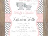 Pink and Grey Baby Shower Invites Grey and Pink Chevron Baby Shower Invitation by Jcpartyprint