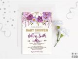 Pink and Lavender Baby Shower Invitations Lavender Baby Shower Invitations Sempak A5e502