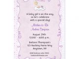 Pink and Lavender Baby Shower Invitations Pink Purple Polka Dots Baby Shower Invitation