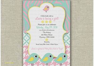 Pink and Turquoise Baby Shower Invitations Baby Shower Invitation Unique Pink and Aqua Baby Shower