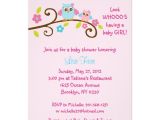 Pink and Turquoise Baby Shower Invitations Girl Owl Pink Turquoise Baby Shower Invitations