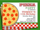 Pizza Party Invitation Template Pizza Party Invitation Printable or Printed with Free Shipping