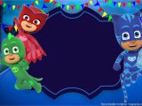 Pj Mask Birthday Invitation Template Free Printable Pj Masks Invitation Template In 2019