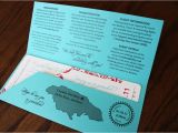 Plane Ticket Wedding Invitation Template Turquoise and Pink Airline Ticket Wedding Invitations