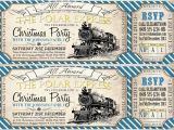 Polar Express Party Invitation Template Free Polar Express Christmas Party Invitation Blue Sassaby