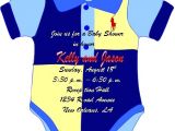 Polo themed Baby Shower Invitations solutions event Design by Kelly Custom Made Polo Shirt