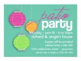 Porch Party Invitation Summer Patio Party Invitations 5" X 7" Invitation Card
