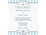 Powder Blue Wedding Invitations Powder Blue Grey Nautical Wedding Invitation Zazzle Com Au