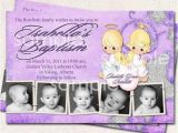 Precious Moments Invitations for Baptism Baptism Invitation Thank You Birth Announcement Angels