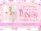 Princess First Birthday Invitation Wording Flower Princess Birthday Invitation S Girl Party Royal