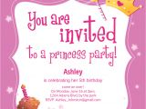Princess Party Invitation Template Princess Magic Birthday Invitation Template Free